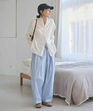 キャンブリックボイルオーバーシャツ