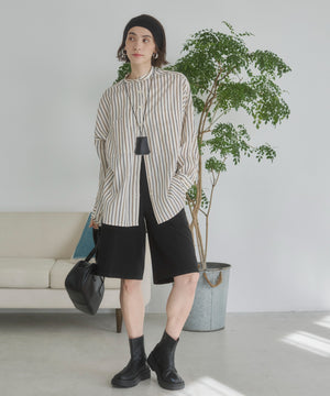 キャンブリックボイルオーバーシャツ