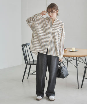 キャンブリックボイルオーバーシャツ