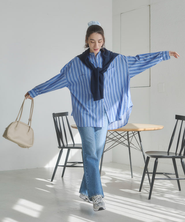 キャンブリックボイルオーバーシャツ