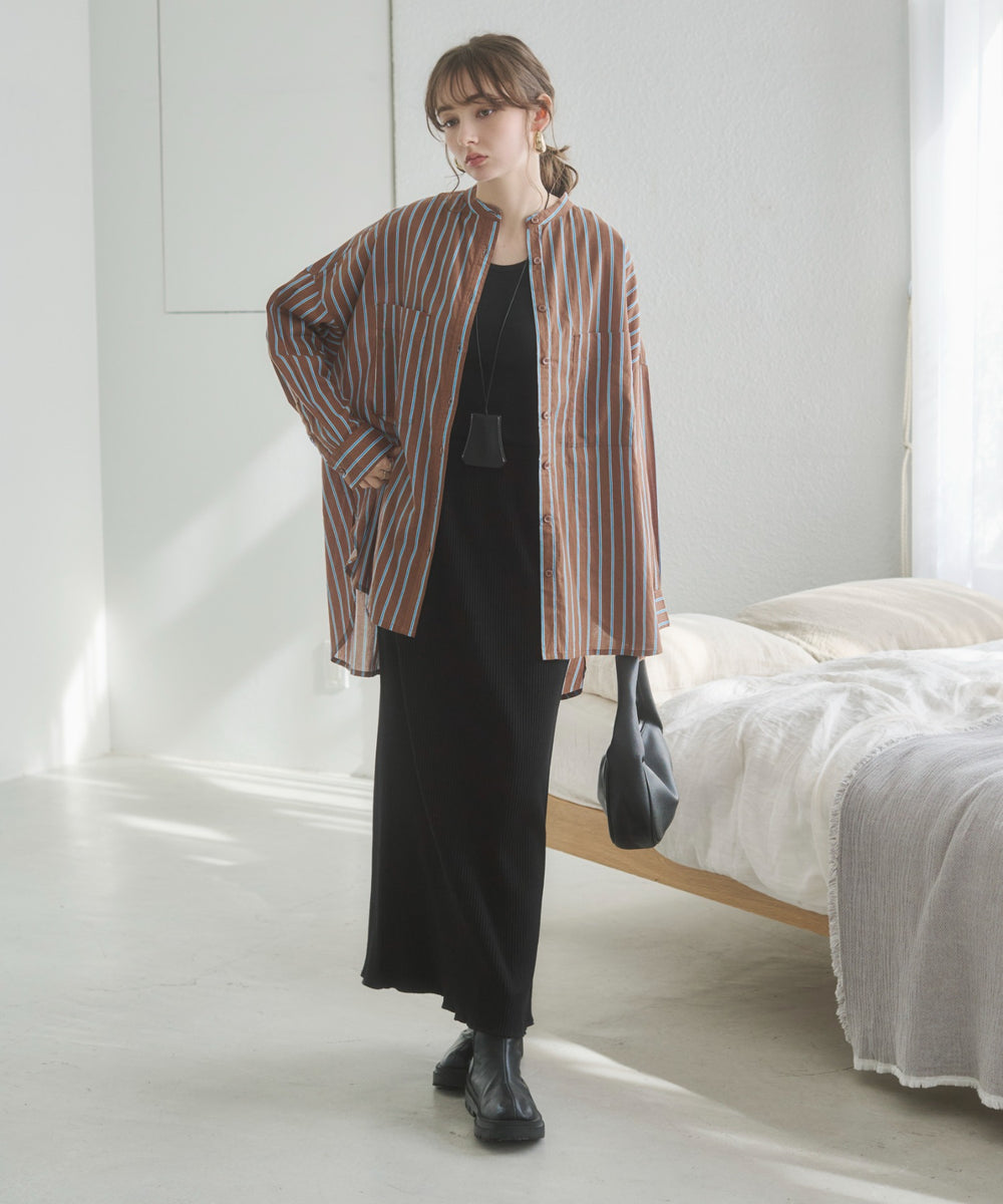 キャンブリックボイルオーバーシャツ