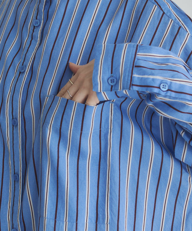 キャンブリックボイルオーバーシャツ