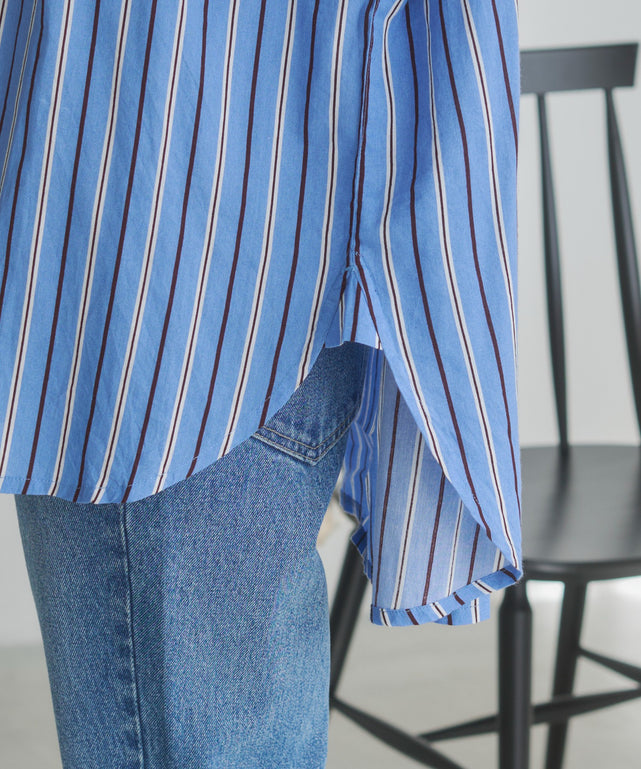 キャンブリックボイルオーバーシャツ