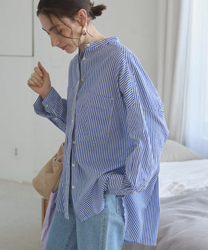 キャンブリックボイルオーバーシャツ