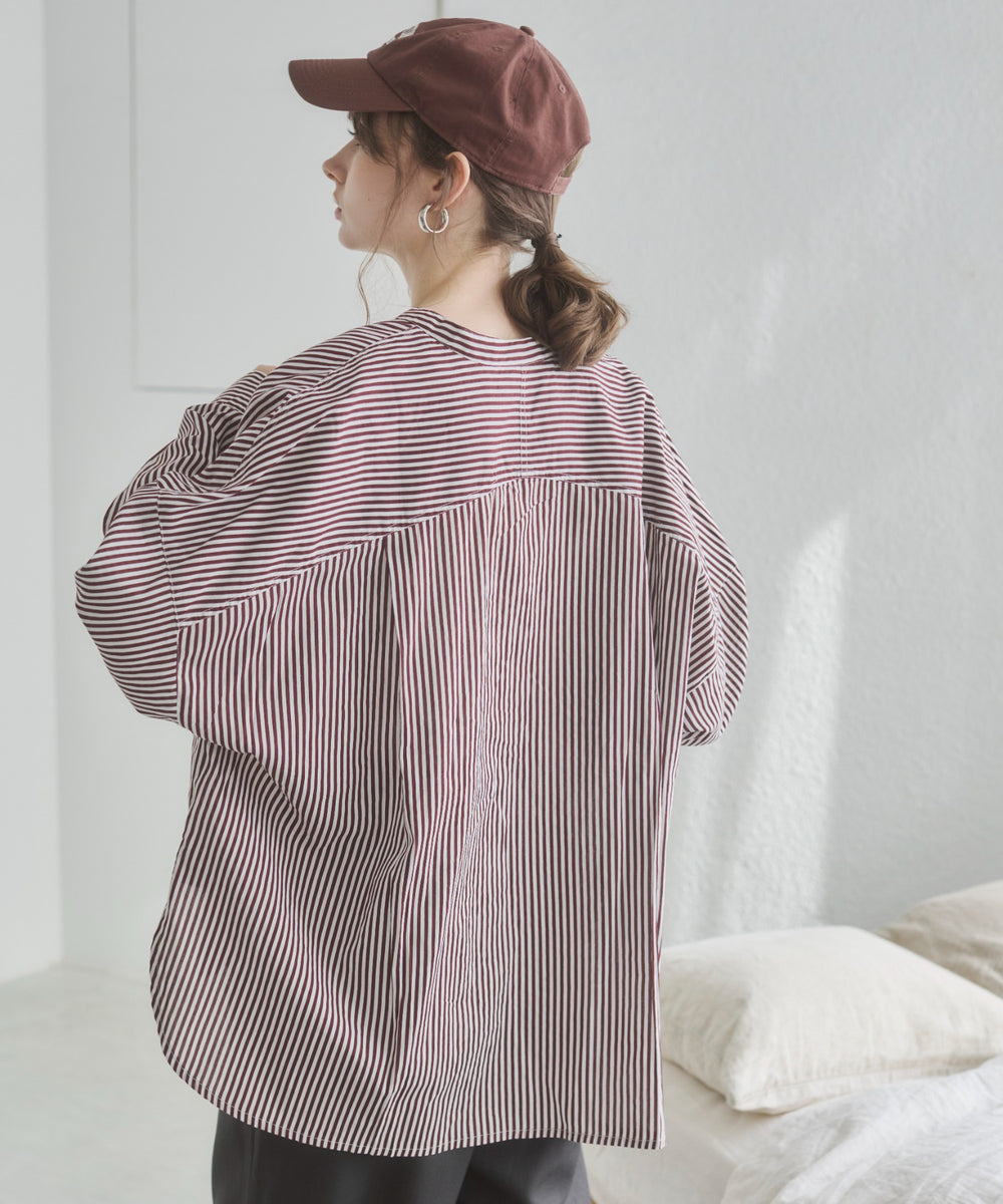 キャンブリックボイルオーバーシャツ