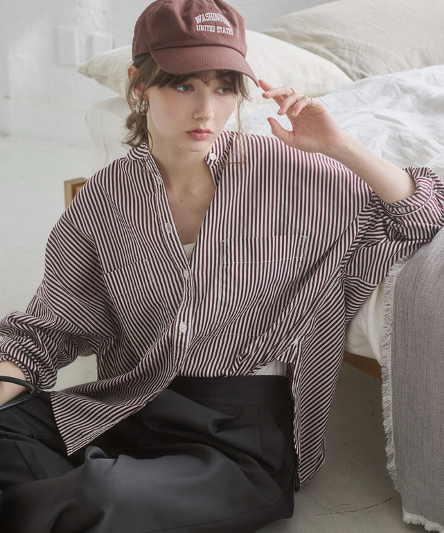 キャンブリックボイルオーバーシャツ