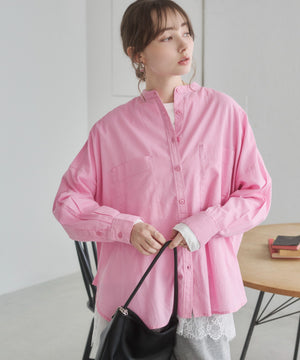 キャンブリックボイルオーバーシャツ