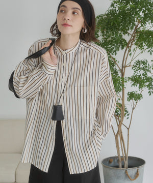 キャンブリックボイルオーバーシャツ