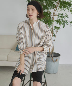 キャンブリックボイルオーバーシャツ