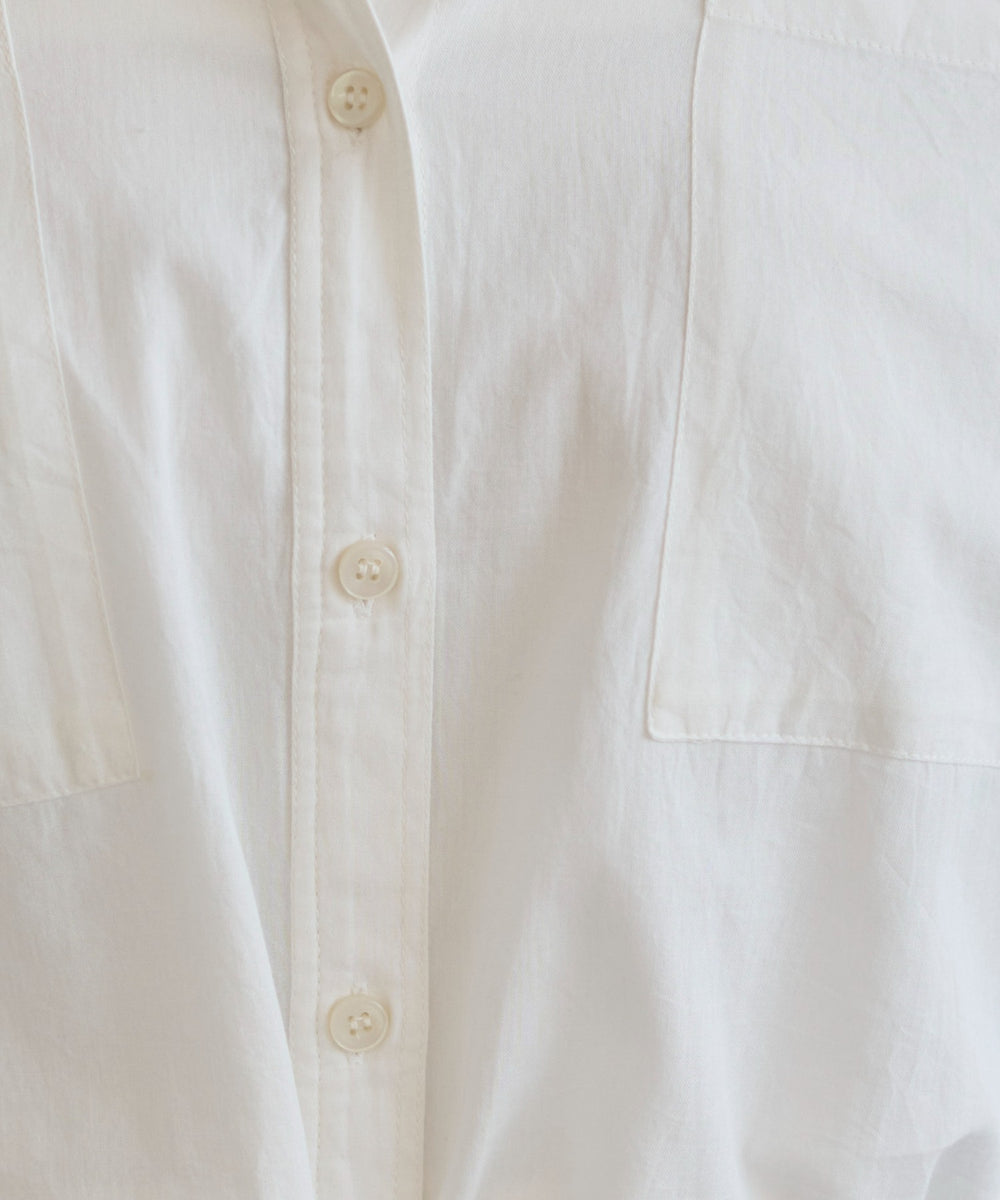 キャンブリックボイルオーバーシャツ