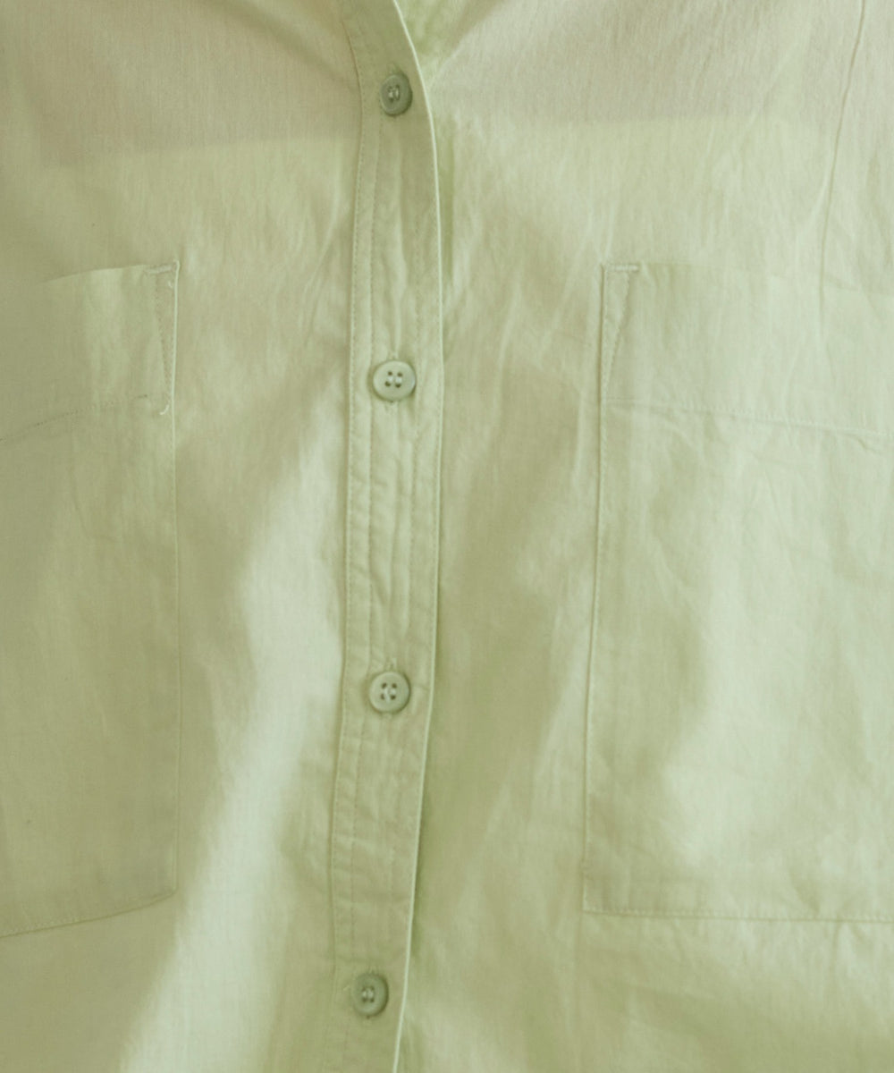 キャンブリックボイルオーバーシャツ