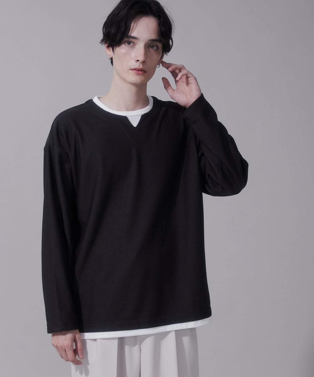 チャコール　モデル180cm　L着用