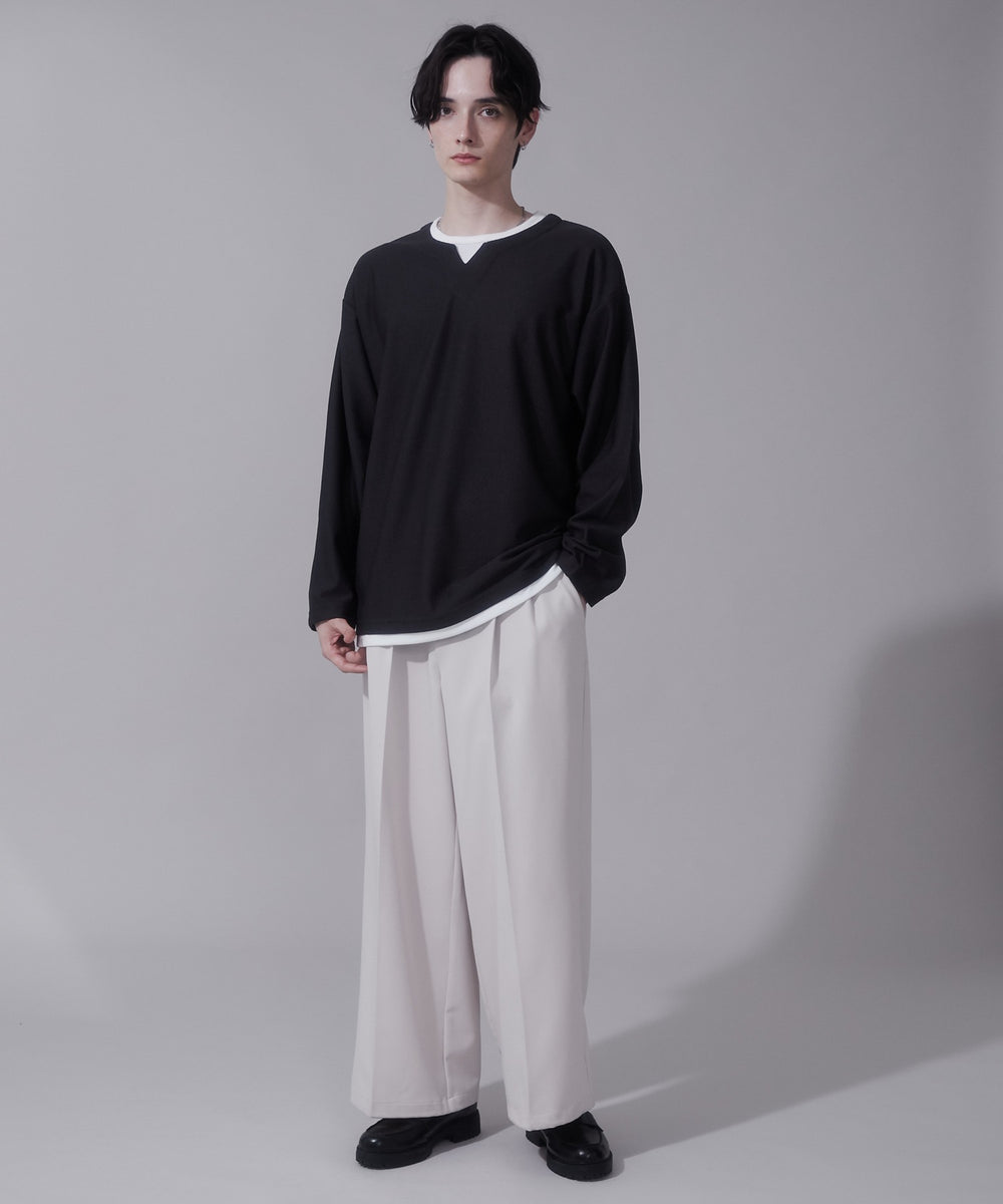 チャコール　モデル180cm　L着用