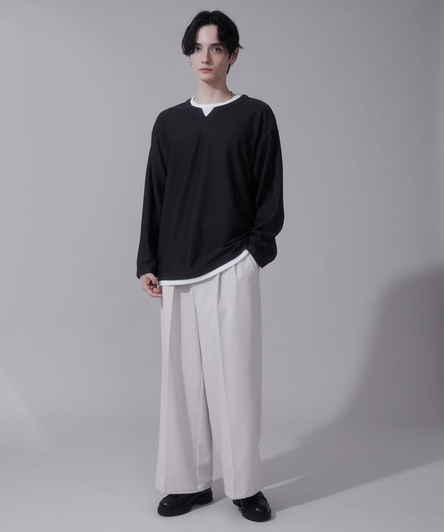 チャコール　モデル180cm　L着用