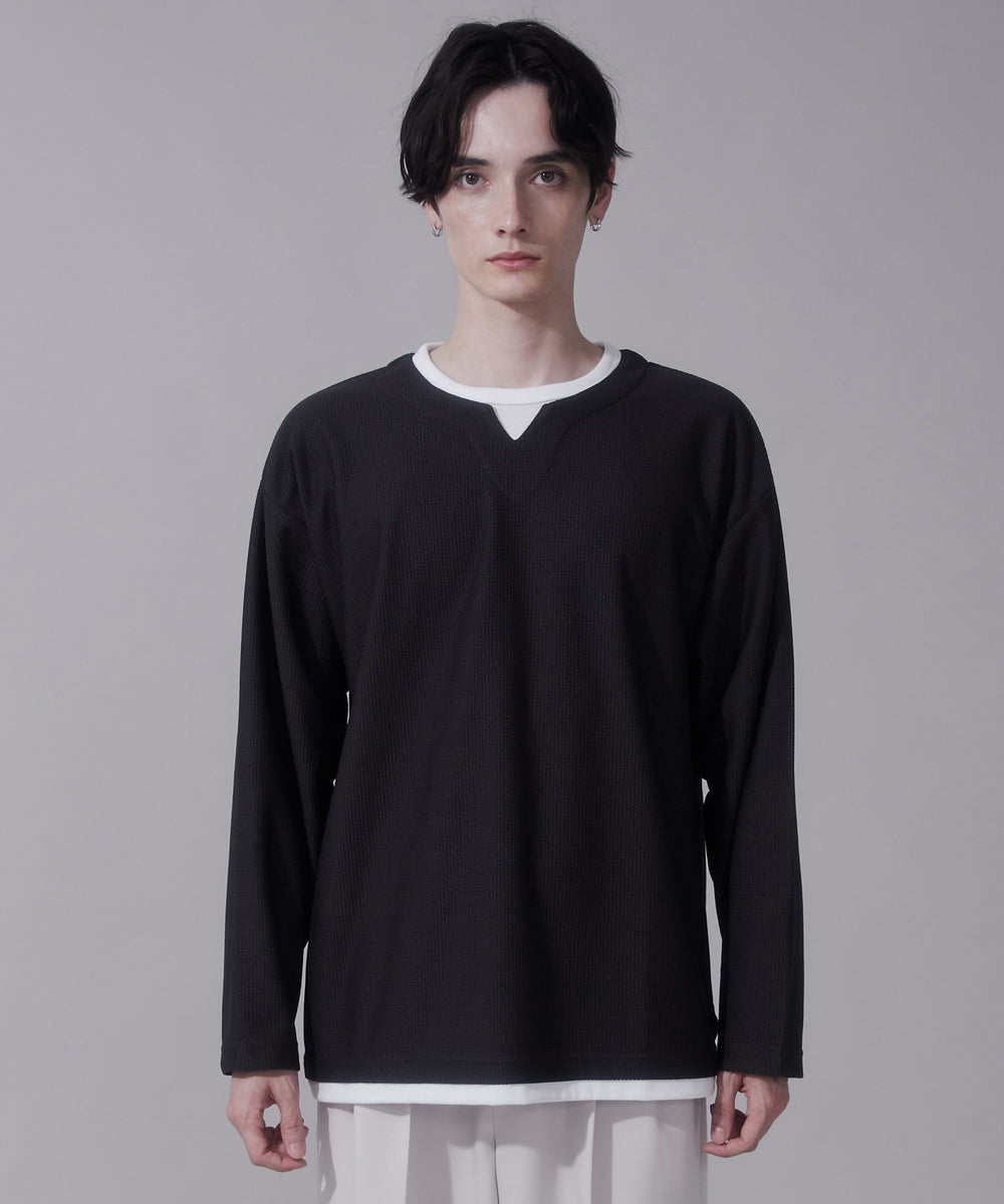 チャコール　モデル180cm　L着用