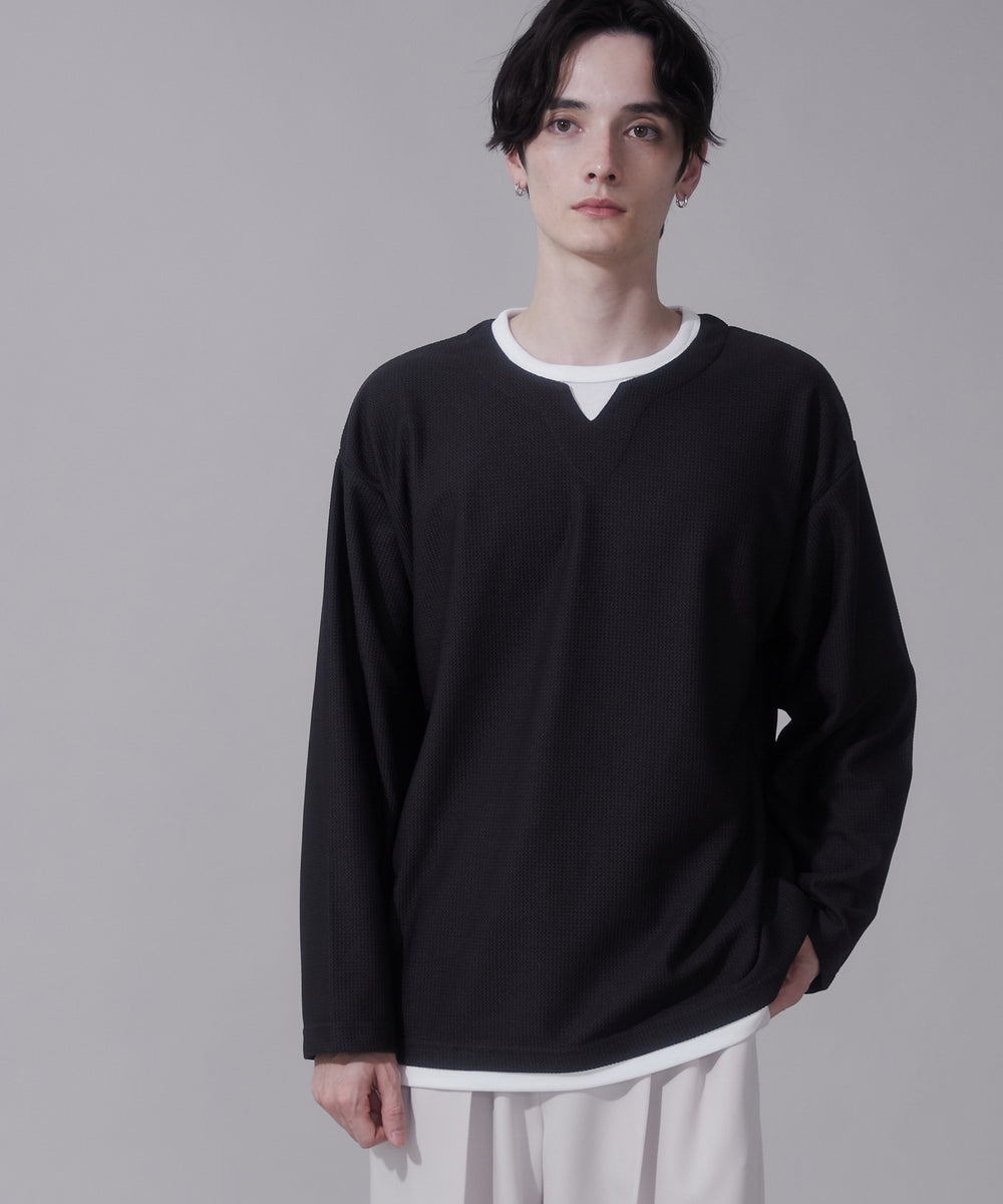 チャコール　モデル180cm　L着用