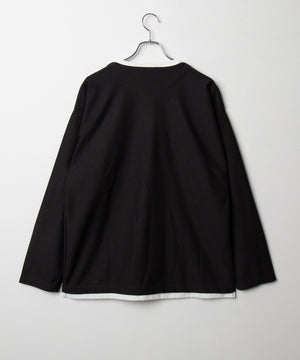 フェイクレイヤードキーネックT（LS）
