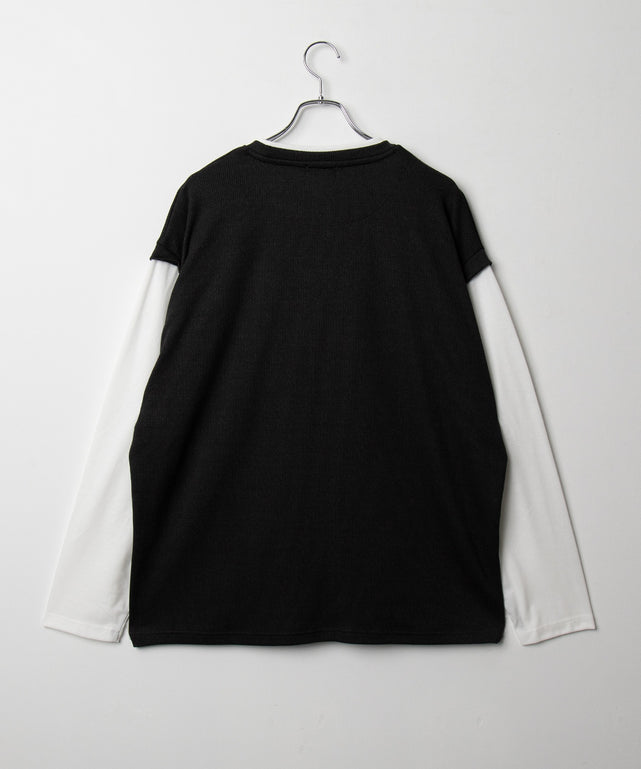 フェイクレイヤードベストT（LS）