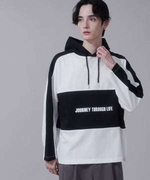 ホワイト　モデル:180cm　L着用