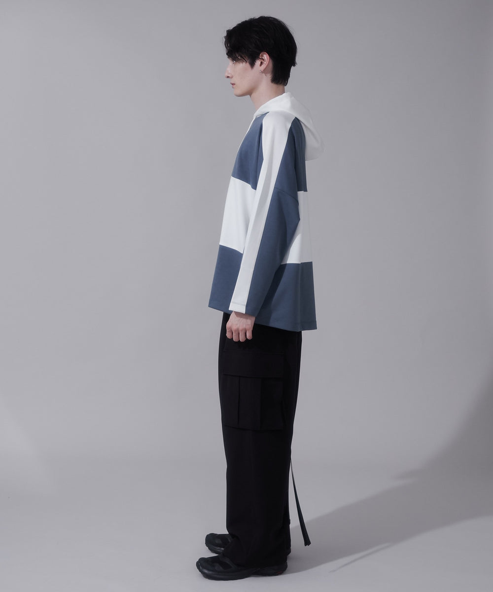 ブルー　モデル:180cm　L着用