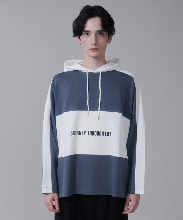 ブルー　モデル:180cm　L着用