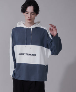 ブルー　モデル:180cm　L着用