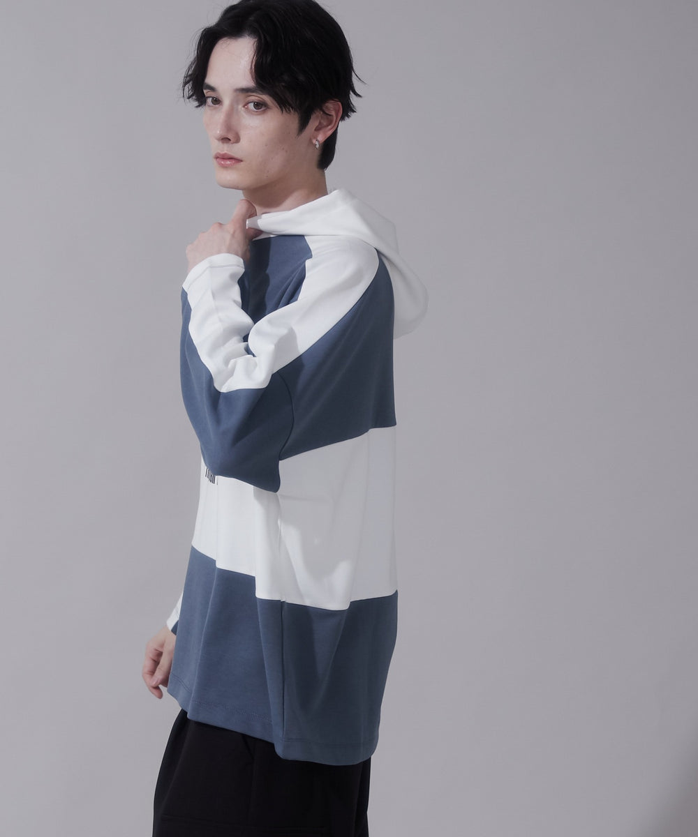 ブルー　モデル:180cm　L着用