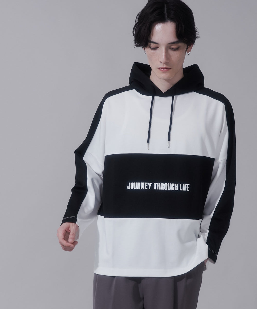 ホワイト　モデル:180cm　L着用