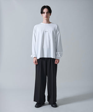 オフホワイト　モデル：180㎝　L着用