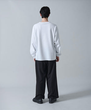 オフホワイト　モデル：180㎝　L着用