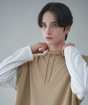 ベージュ　モデル：180㎝　L着用