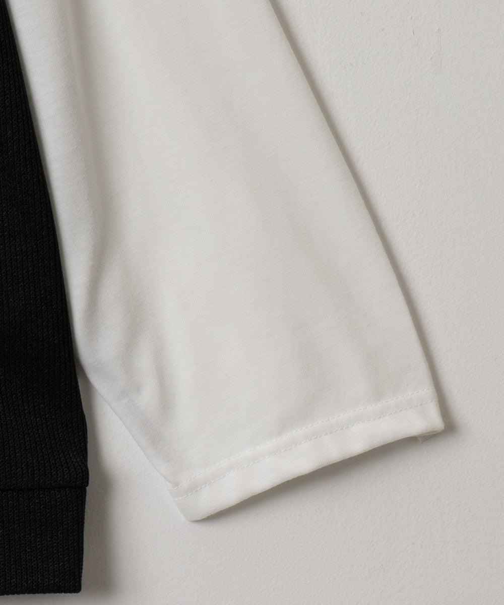 フェイクレイヤードモックネックベストT（LS）