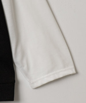 フェイクレイヤードモックネックベストT（LS）