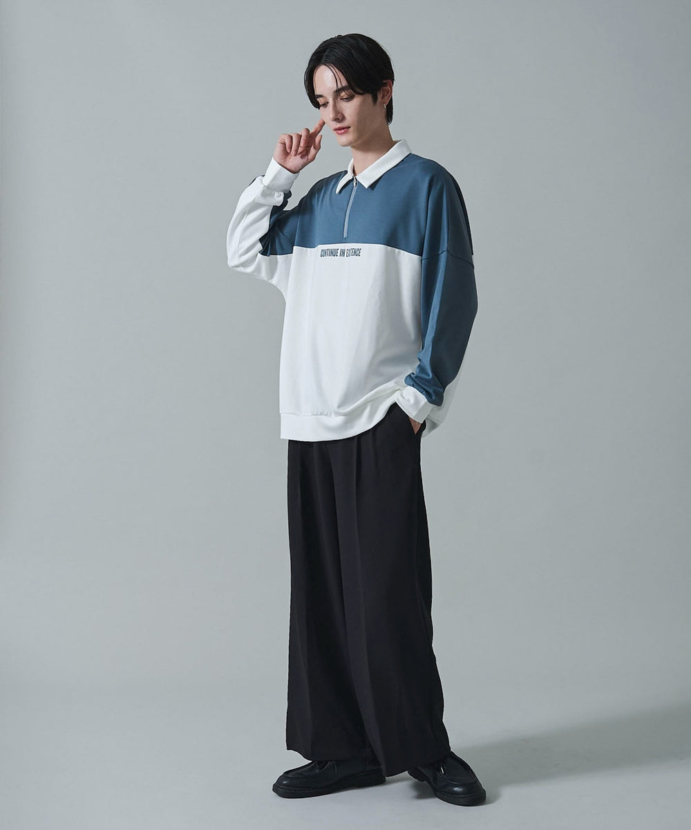 ブルー　モデル：180㎝　L着用