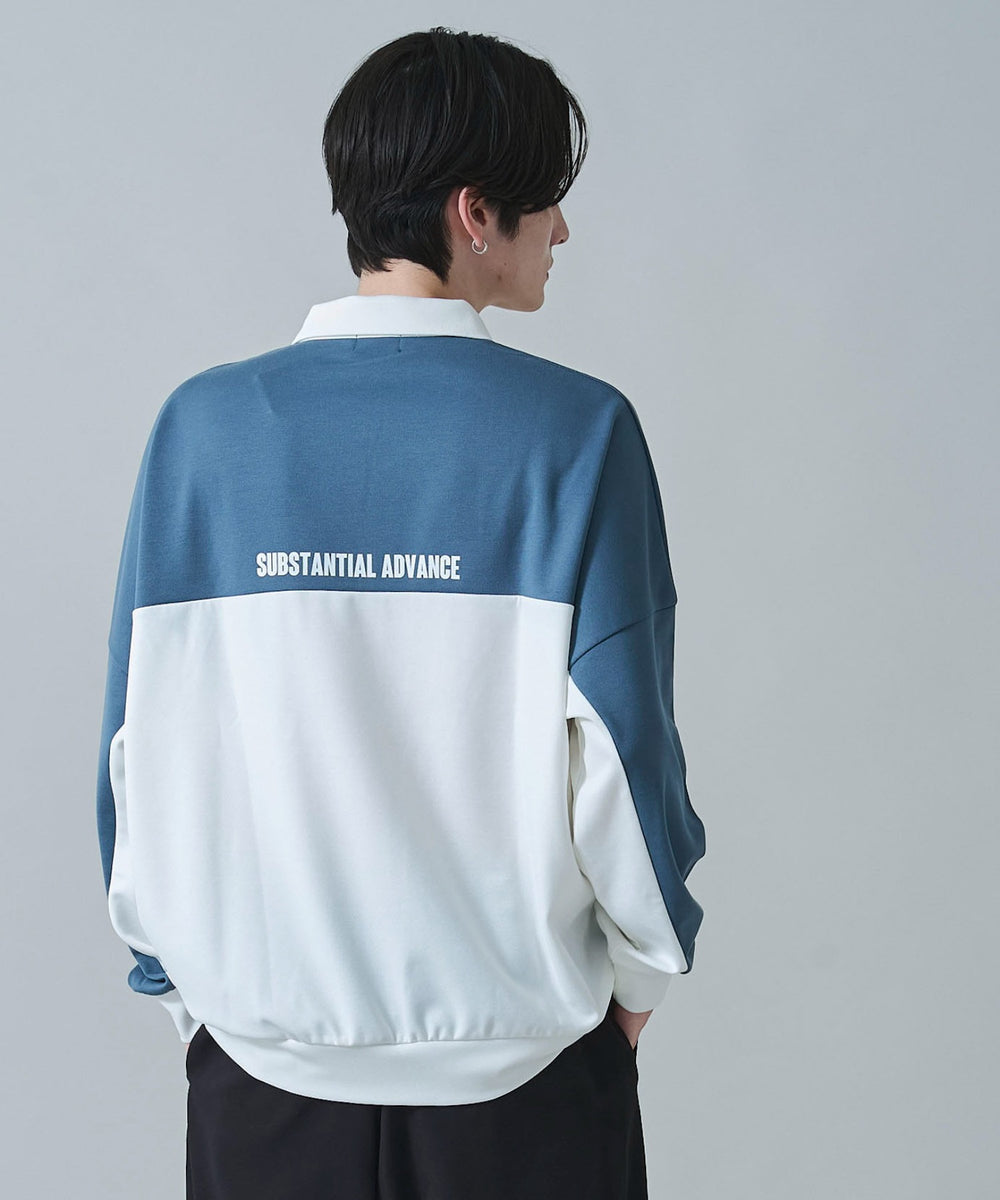 ブルー　モデル：180㎝　L着用