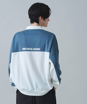 ブルー　モデル：180㎝　L着用