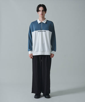 ブルー　モデル：180㎝　L着用