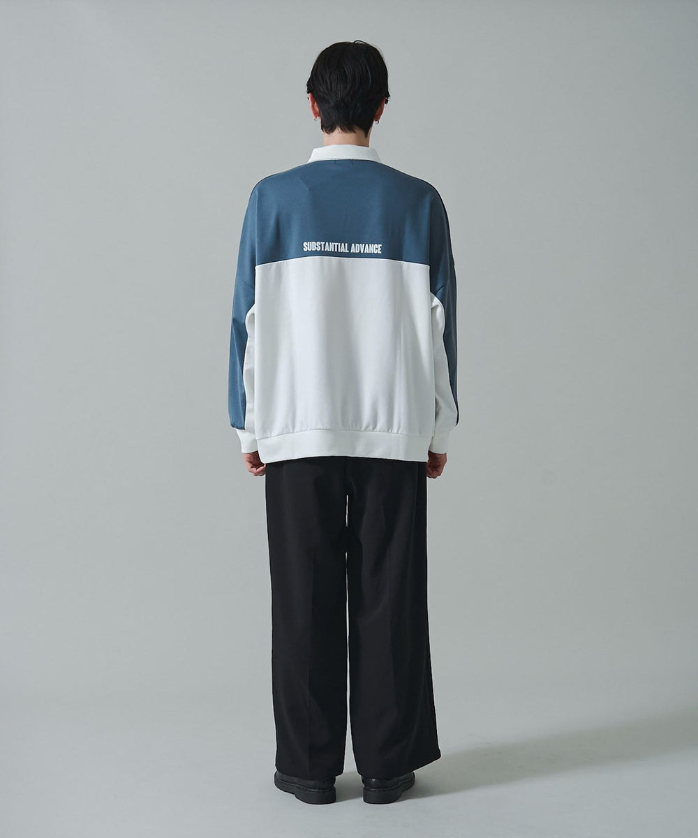 ブルー　モデル：180㎝　L着用