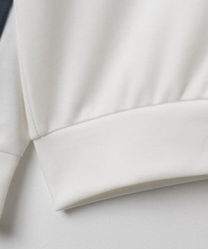 ドルマンポンチハーフZIPプルオーバー