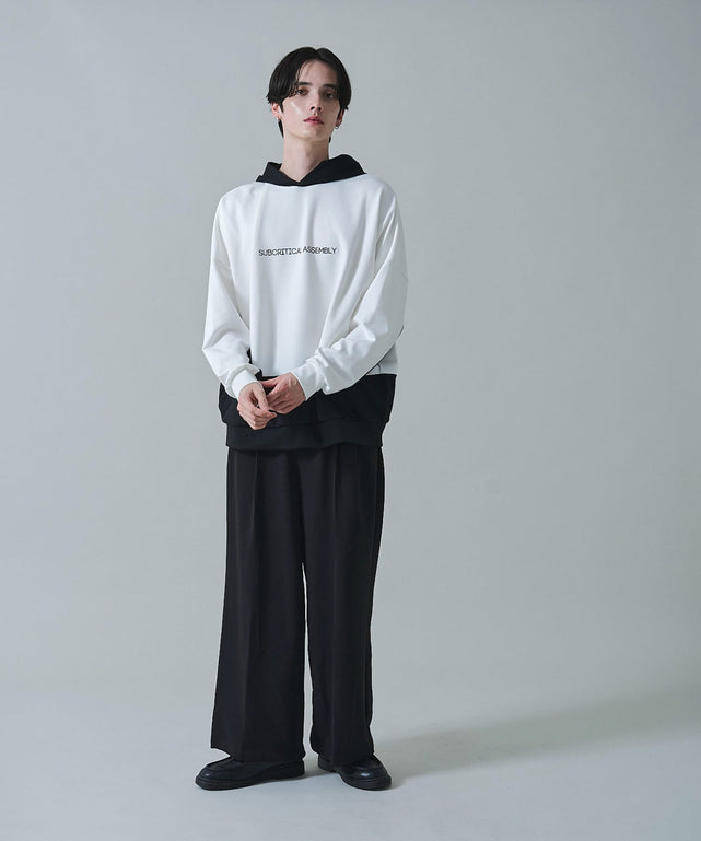 ホワイト　モデル：180㎝　L着用