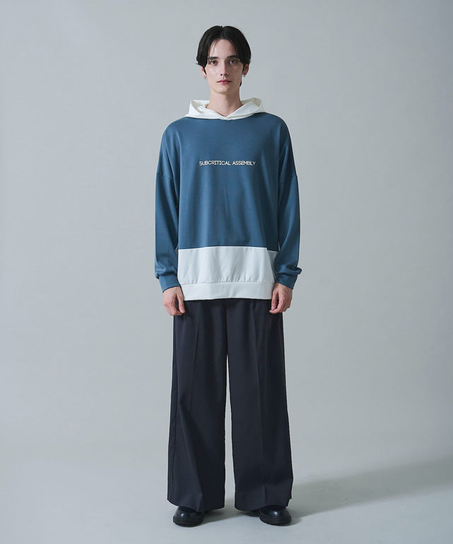 ブルー　モデル：180㎝　L着用