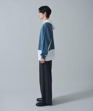 ブルー　モデル：180㎝　L着用