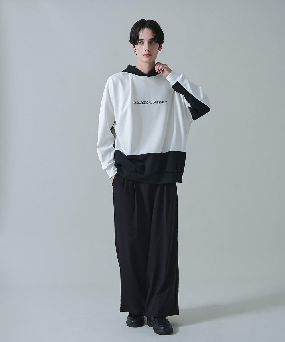 ホワイト　モデル：180㎝　L着用