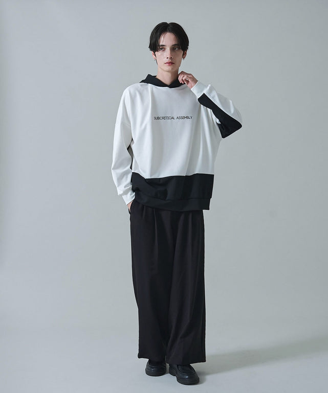 ホワイト　モデル：180㎝　L着用