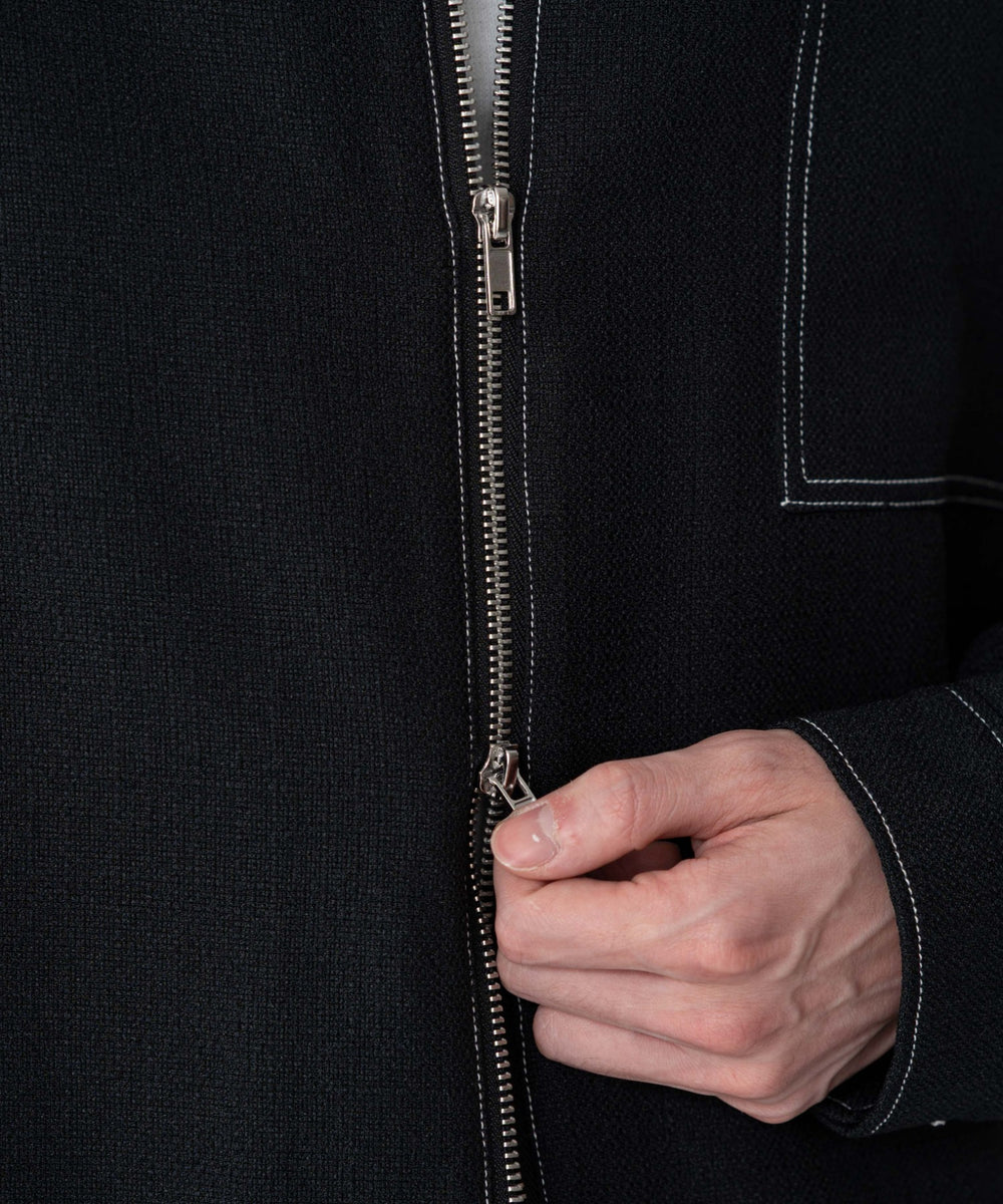 カラーステッチシャツジャケット