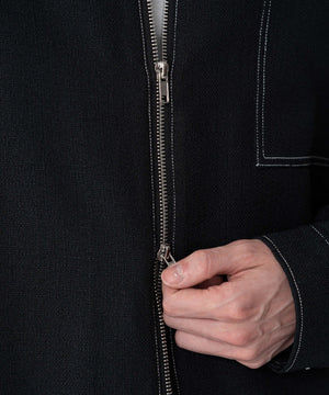 カラーステッチシャツジャケット