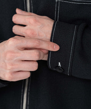 カラーステッチシャツジャケット