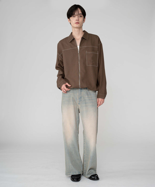 ブラウン モデル：180cm L着用