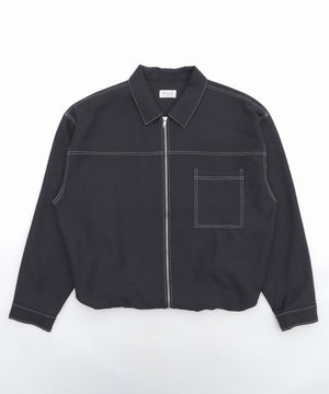 カラーステッチシャツジャケット