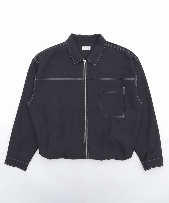 カラーステッチシャツジャケット